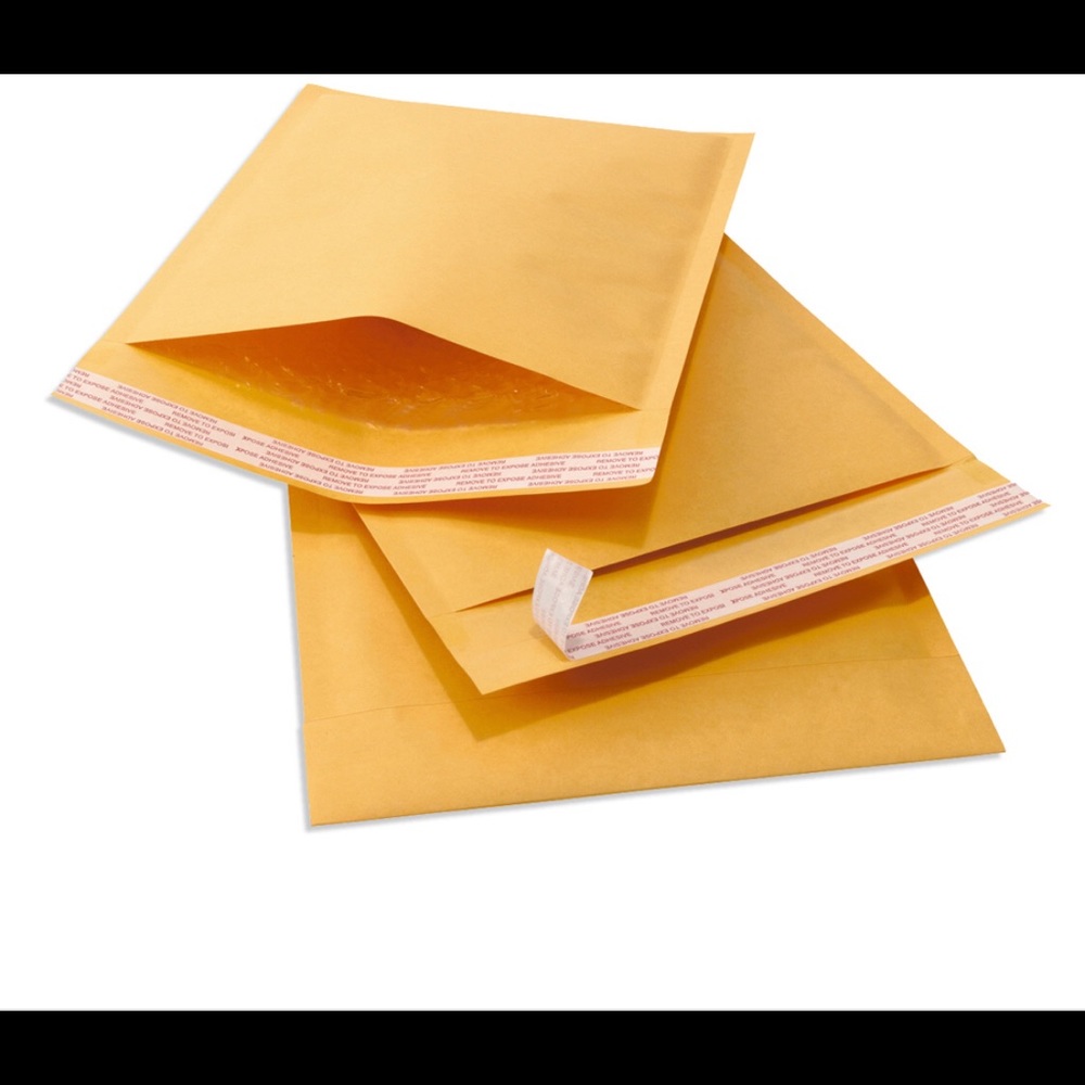Pack of 50 5 x 10" Kraft Self-Seal Bubble Mailers